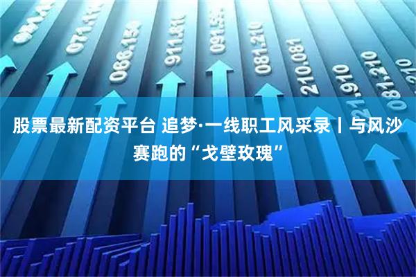 股票最新配资平台 追梦·一线职工风采录丨与风沙赛跑的“戈壁玫瑰”