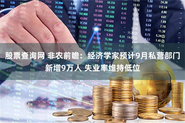 股票查询网 非农前瞻：经济学家预计9月私营部门新增9万人 失业率维持低位